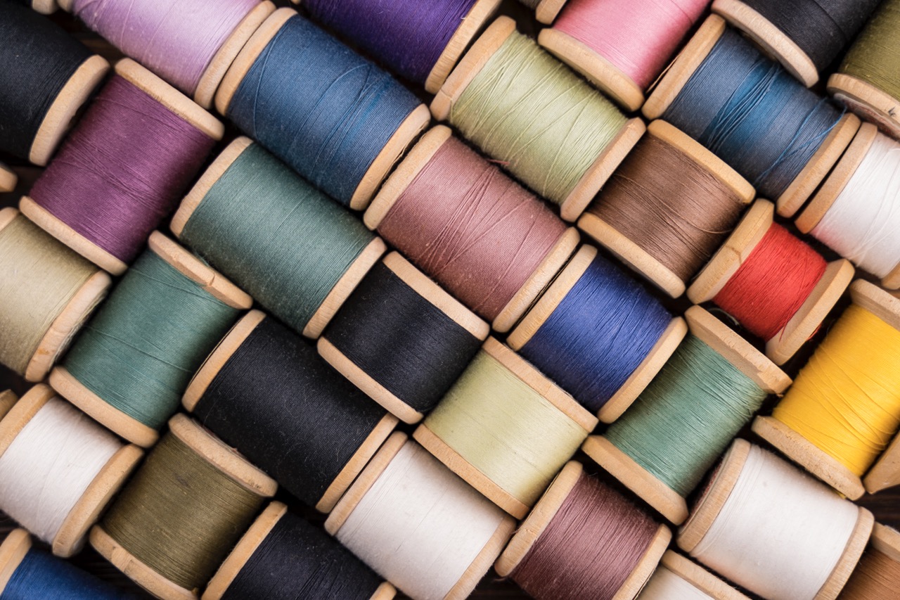 Workers in sustainable textile factory